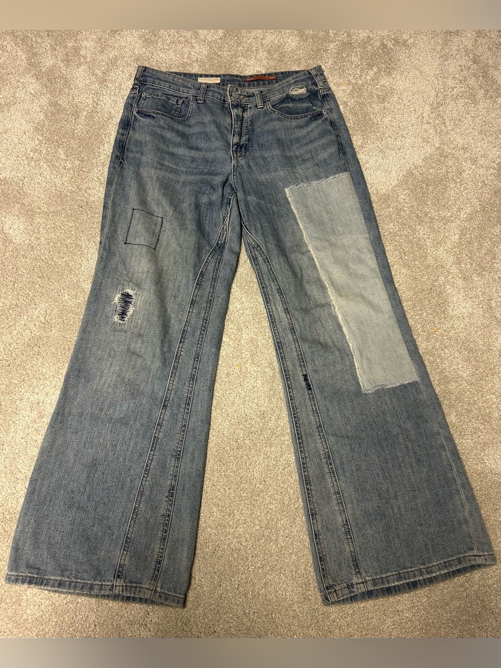 Pilcro Anthropologie The Laidback Flare Jeans size 27 Petite